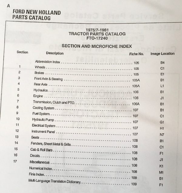 Ford 231 420 515 531 532 535 Tractor Service Parts Operators Manual Owners Set - Image 4