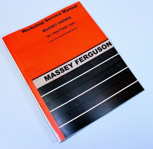 Massey Harris 55 55K Tractor Service Manual Repair Shop Workshop Ferguson