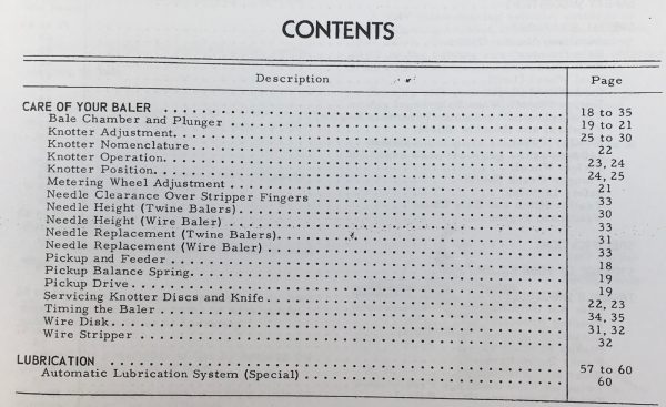 Ih International 430 440 Baler Service Operators Owner Adjustment Manual Knotter - Image 2