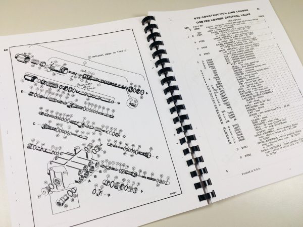 J I Case Model 32 & 32S Backhoe & 32 Loader 530Ck Tractor Parts Catalog Manual - Image 7