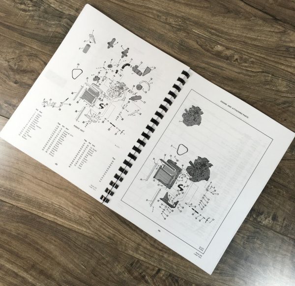 Bobcat 825 Skid Steer Loader Parts Manual Catalog Book Assembly Schematics - Image 8