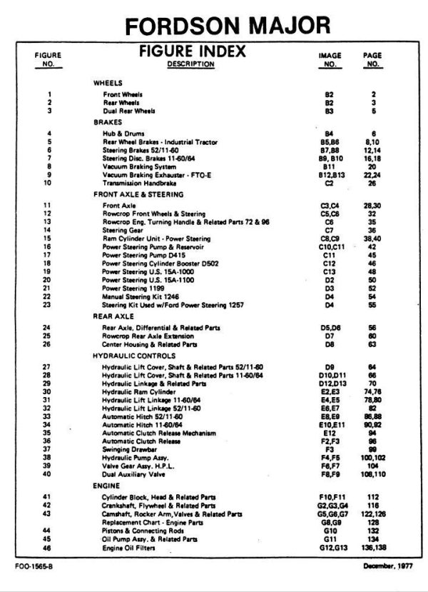 Ford Fordson Super Major Tractor Service Repair Manual Parts Operators Set Book - Image 4