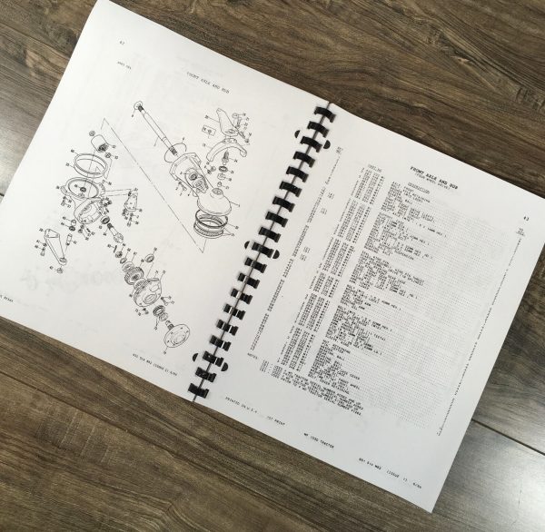 Massey Ferguson Mf 1030 Tractor Parts Manual Catalog Book Exploded Views - Image 5