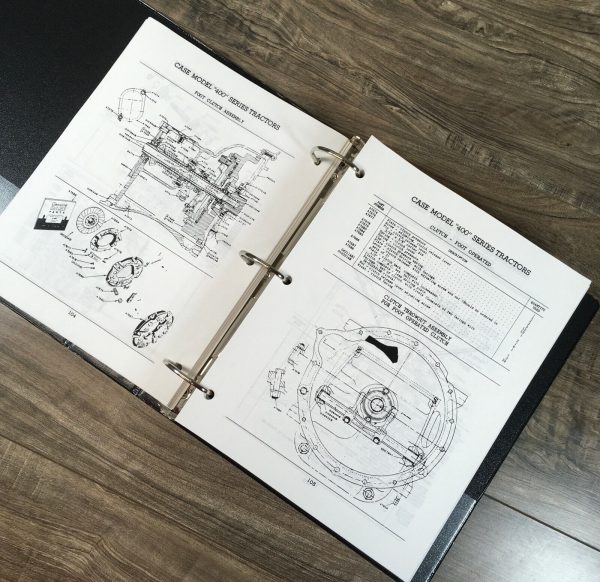 Case 405 410 411 412 Tractor Service Manual Parts Catalog Repair Workshop Book - Image 12