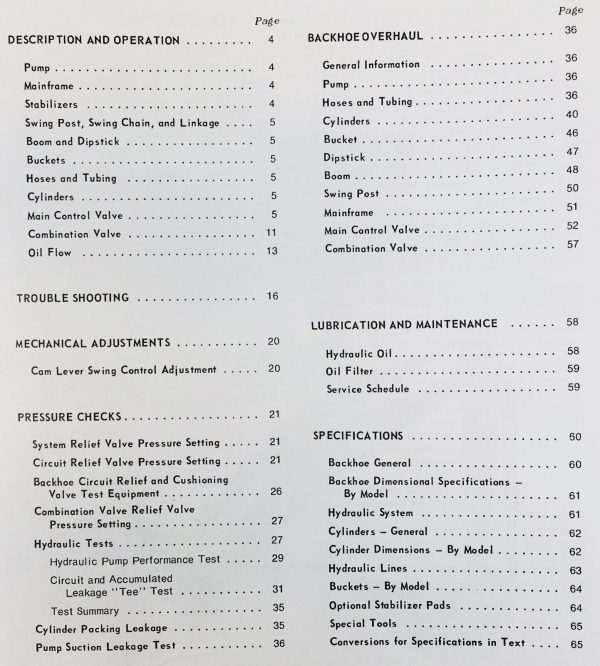 Ford 3500 4500 Backhoe Loader Tractor Service Operator Parts Manual Shop Set - Image 5