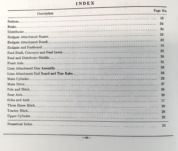 New Idea Model 10A Manure Spreader Operators Parts Manual Owners Maintenance - Image 4