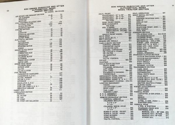 Case 730 731 Case-O-Matic Drive Tractor Service Manual Parts Operators Set Book - Image 5