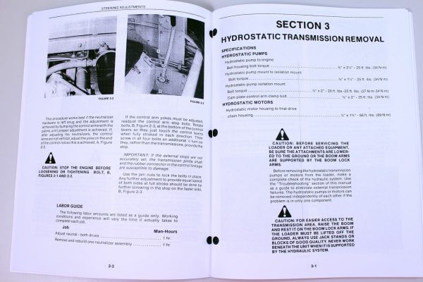 New Holland L-451 L-452 L-454 L-455 Skidsteer Loader Service Manual Operator Set - Image 9