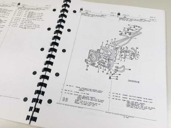 International Harvester 464 Tractor Operators Owners Manual Parts Catalog - Image 11