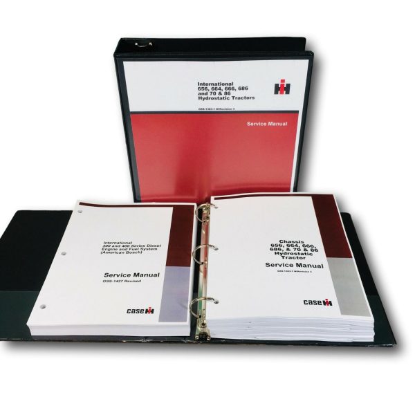 Farmall International 666 686 70 86 Diesel Tractor Service Manual Repair Shop