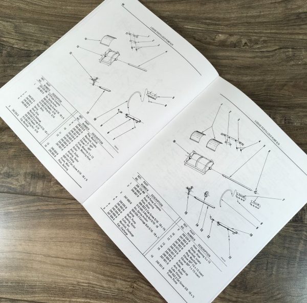 White 3407 Plant/Aire Planter Parts Manual Catalog Book Assembly Schematics - Image 3