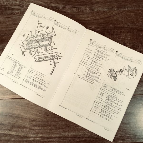 International 3616 Loader Tractor Engine Service Parts C-221 6 Cyl. Manual Set - Image 9