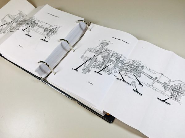 Case 584 585 586 Forklift Service Shop Repair Manual Parts Set Construction King - Image 9