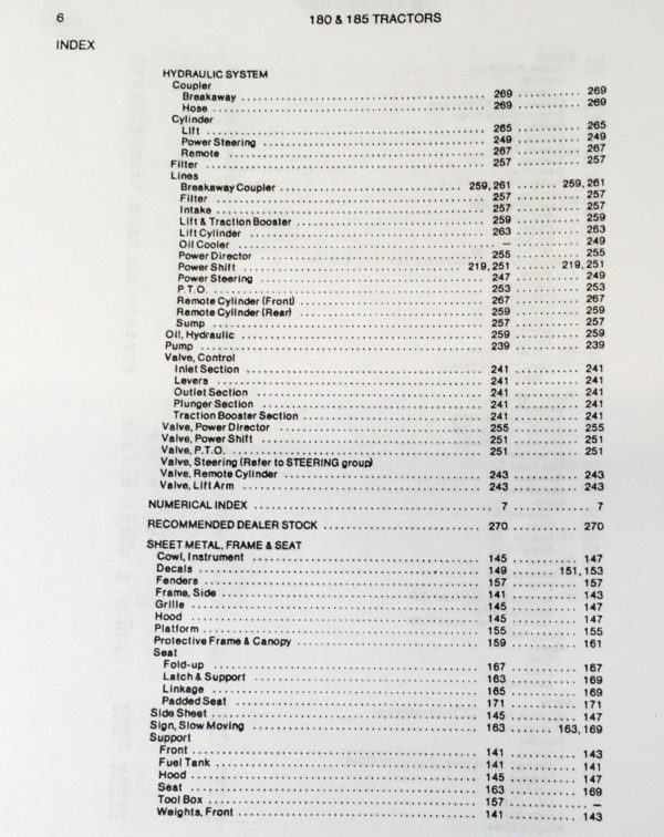 Allis Chalmers 185 Tractor Service Manual Parts Operators Owners Repair Shop - Image 4