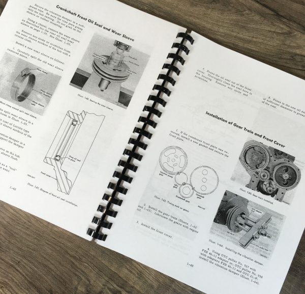 International D-407 Dt-407 Service Manual Diesel Engine Repair Shop 1256 Tractor - Image 9