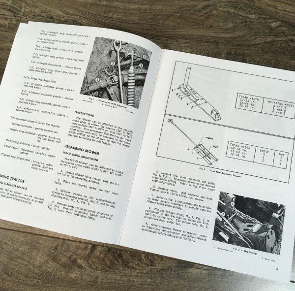 Massey Ferguson 41 Rear-Mounted Sickle Bar Mower Parts Operators Manual Service - Image 9