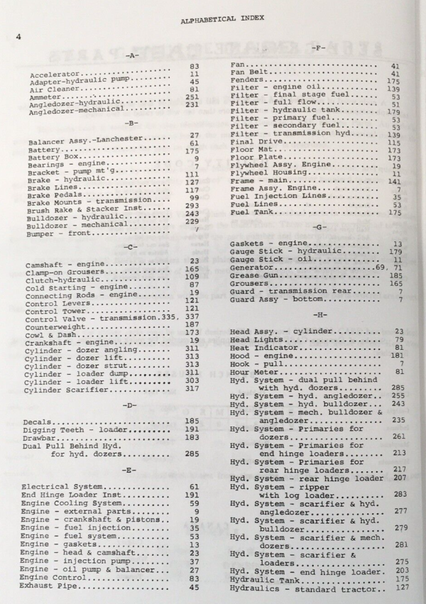 Case 1000 Terratrac Crawler Tractor Service Manual Parts Catalog Repair Shop Set - Image 3