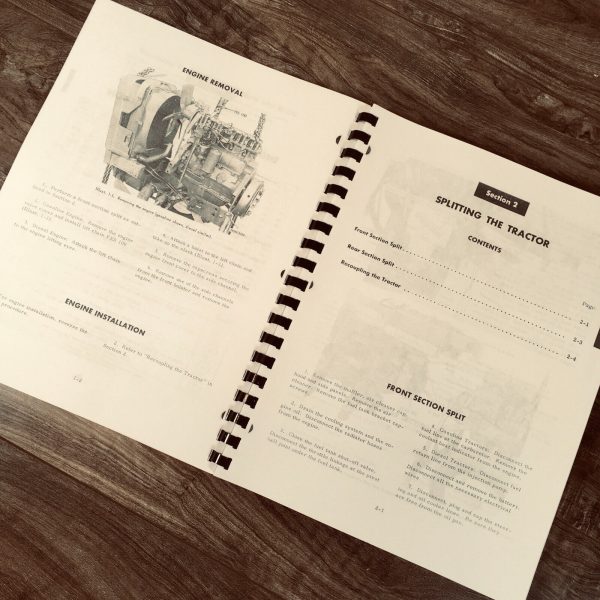 Farmall International I-544 2544 Tractor Service Chassis Manual Shop - Image 3