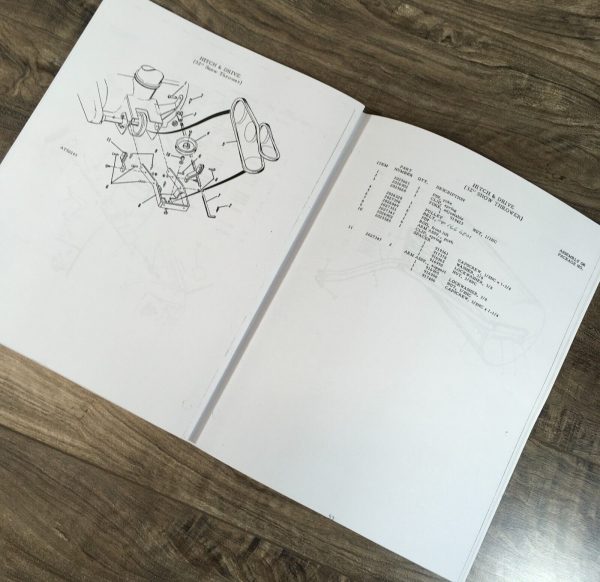 Allis Chalmers B207 Lawn Tractor Parts Operators Manual Owners Catalog AC - Image 4