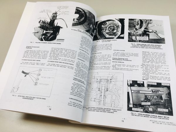 Massey Ferguson 1155 Tractor Service Parts Operators Manual Repair Set Owner - Image 5