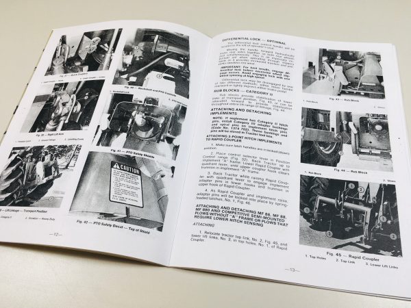 Massey Ferguson Mf 1105 1135 1155 Tractors Operators Owners Manual Maintenance - Image 4