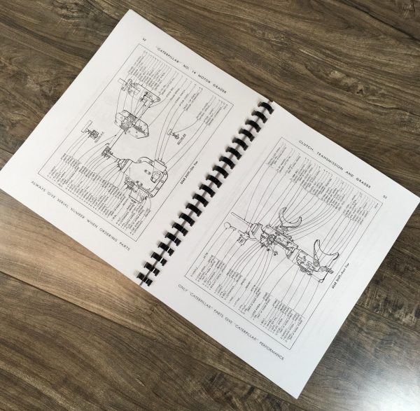 Parts Manual For Caterpillar 14 Motor Grader SN 78E1-Up Electric Starting Cat - Image 7