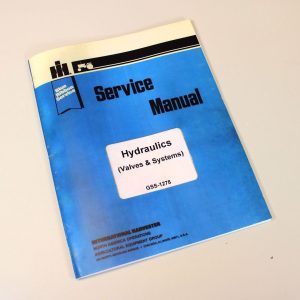 Farmall Tractor 460 560 Power Steering Gss-1278 Service Repair Manual Ih