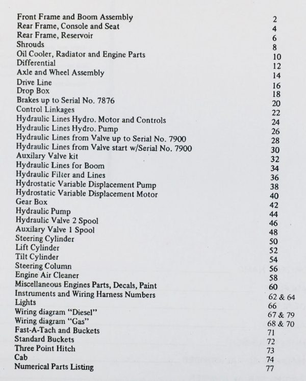 Mustang 770 Skidsteer Loader Parts Manual Catalog Exploded Views Numbers - Image 2