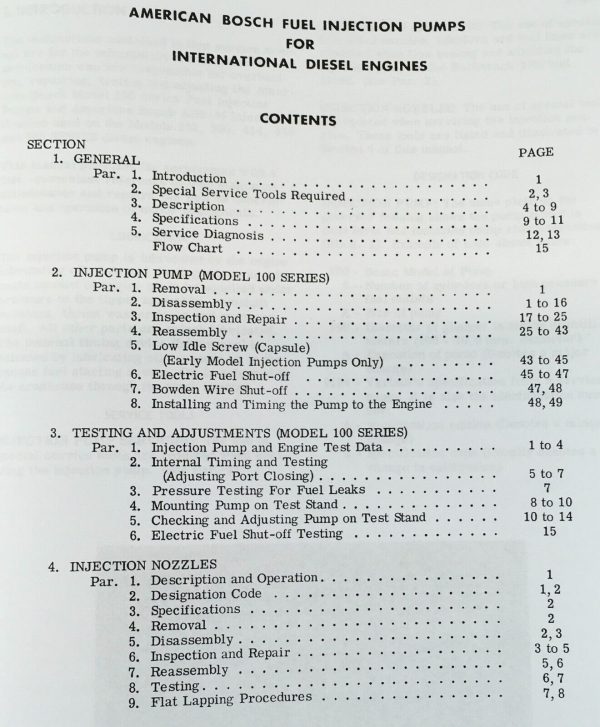 International D436 DT436 D466 DT466 Engine Service Manual Set Repair Shop Book - Image 4