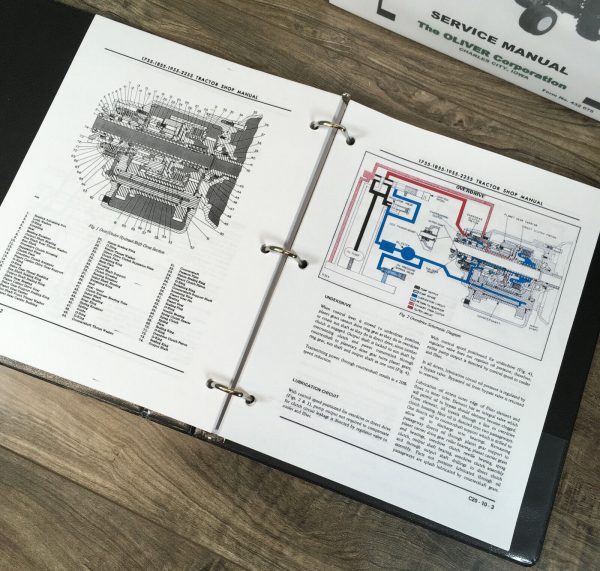 Oliver 1755 1855 1955 2255 Tractor Service Manual Repair Shop Technical Workshop - Image 3