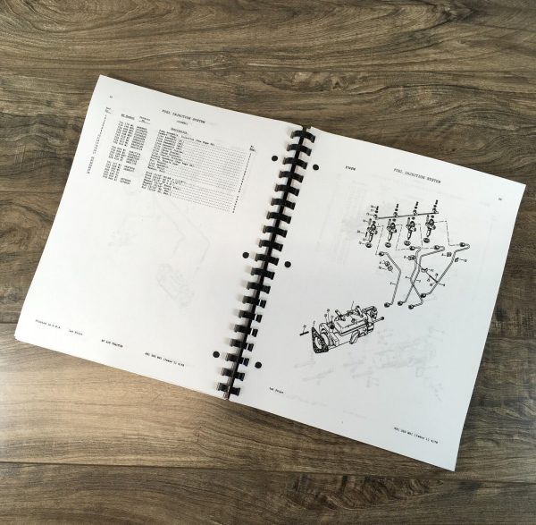 Massey Ferguson 40B Loader Tractor Parts Manual Catalog Book Assembly Schematics - Image 10