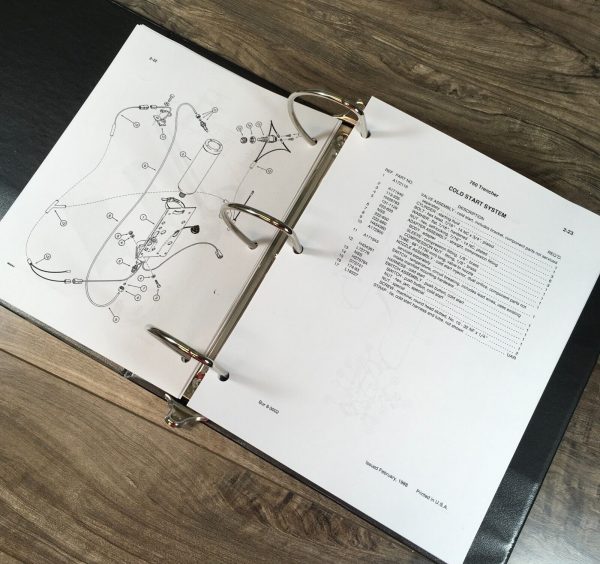 Case 760 Trencher Service Manual Parts Catalog Repair Shop Book Workshop Set - Image 12