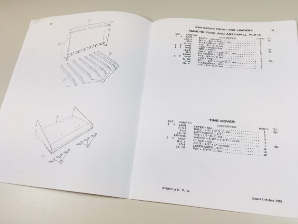 Case 391 392 Loader For 430 530 540 Tractors Parts Manual Catalog Book Assembly - Image 3