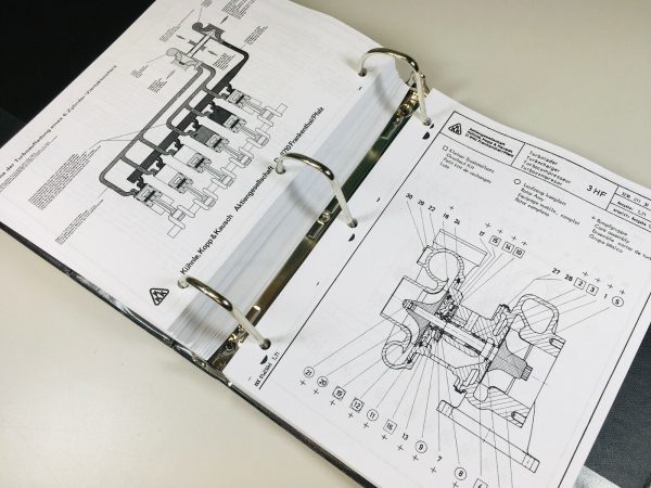 Case 220B Crawler Excavator Technical Service Parts Operators Manual Shop Set - Image 7