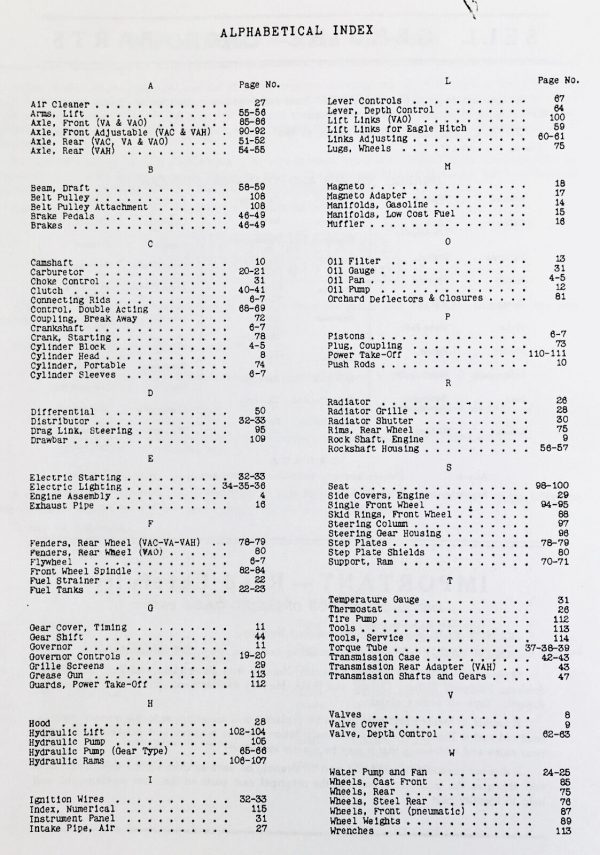 Case Va Series Tractors Vac Vah Vai Vao Vas Vae Service Parts Repair Manual Set - Image 3