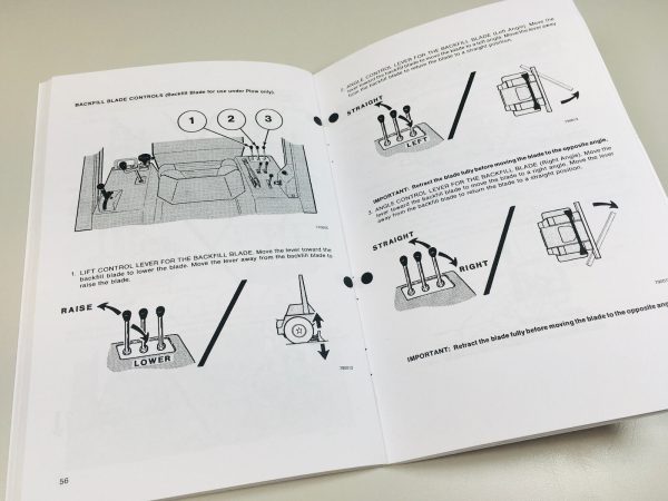 Case Dh5 Trencher Operators Owners Manual Maintenance Book Davis Adjustments - Image 3