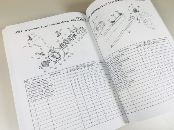 Kubota L3750 L4150 Tractor Parts Assembly Manual Catalog Exploded Views Numbers - Image 4