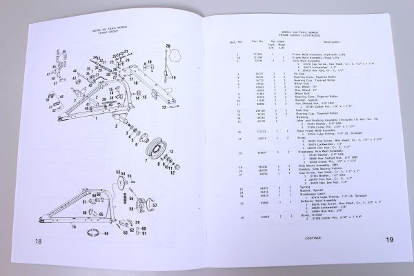 Sperry New Holland 451 456 Mowers Bar Sickle Cutter Service Parts Catalog Manual - Image 4