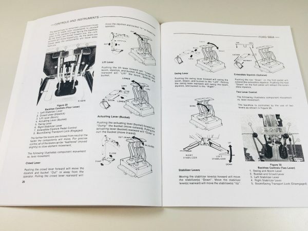 Ford 555B Tractor Loader Backhoe Service Parts Operators Manual Owners Shop Set - Image 12
