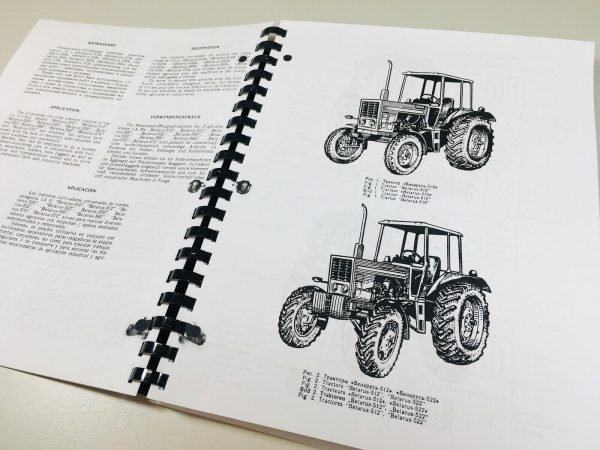 Belarus 500 Series 562 570 572 Tractor Service Parts Manual Repair Workshop Shop - Image 8