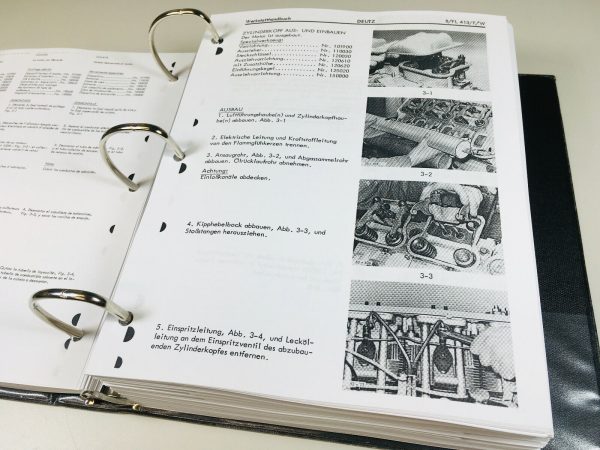 Case 220B Crawler Excavator Technical Service Parts Operators Manual Shop Set - Image 4