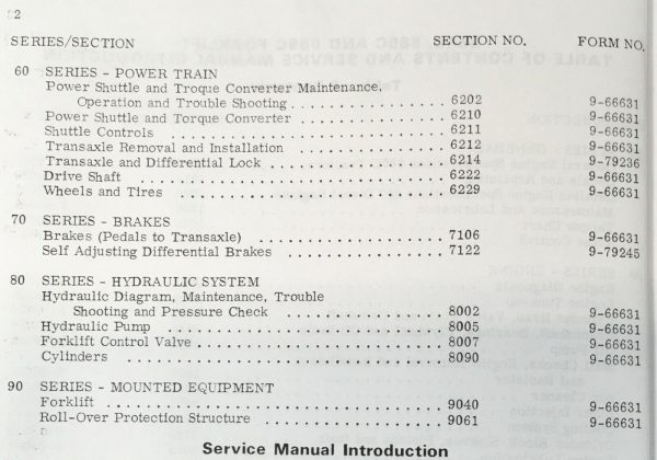 Case 584C 585C 586C Forklift Service Manual Parts Catalog Set Shop Book Workshop - Image 3