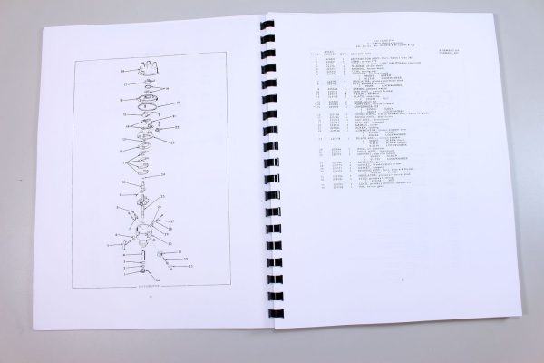 Allis Chalmers Model B Ib C Tractors Parts Manual Catalog Exploded Views Numbers - Image 4