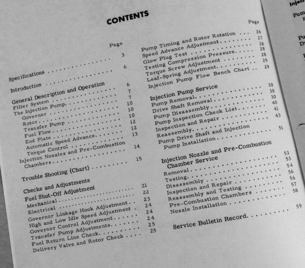 International D166 Diesel Engine For 340 Tractor Service Manual Repair Shop Set - Image 3