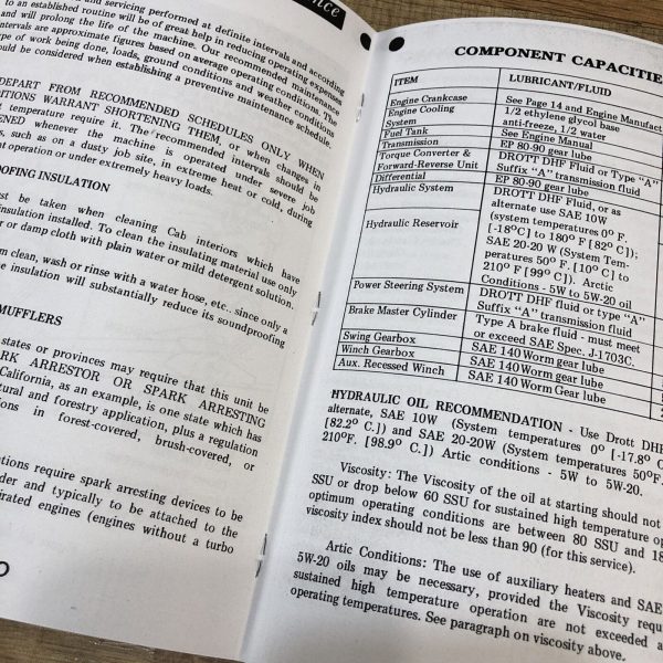 Case Drott 85Rm2 Carrydeck Crane Operators Manual Owners Book Maintenance - Image 4