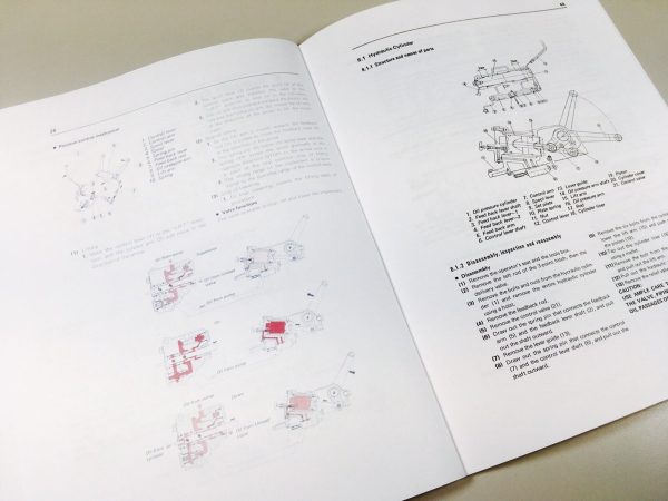 Kubota L285 Tractor Service Parts Manual Technical Shop Book Catalog Repair Set - Image 5