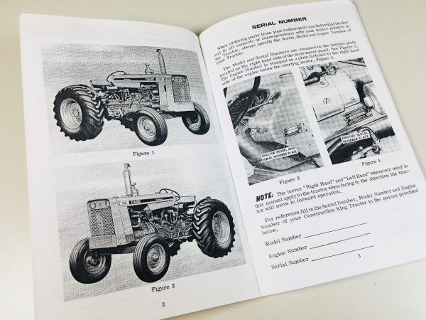 Case 530Ck Wheel Tractor Operators Owners Manual Parts Catalog Set - Image 2