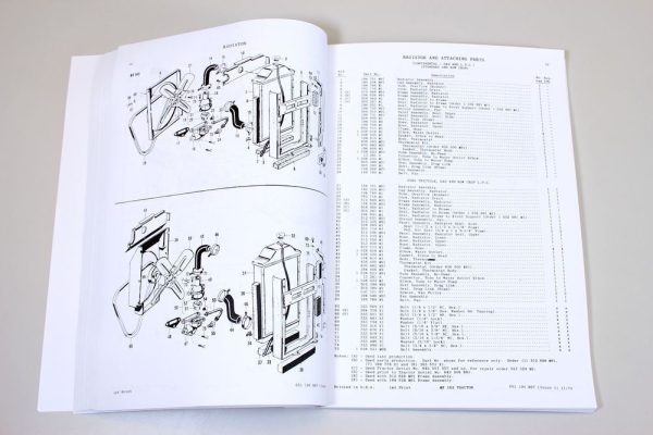 Massey Ferguson Mf 165 Tractor Parts Catalog Manual Book Exploded View Assembly - Image 5