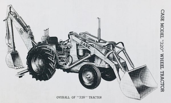 Case 320 Wheel Type Industrial Loader Backhoe Tractor Parts Catalog Manual Book - Image 2