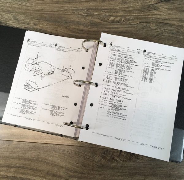 International 1460 Combine Service Parts Operators Manual Set Repair Shop IH - Image 6